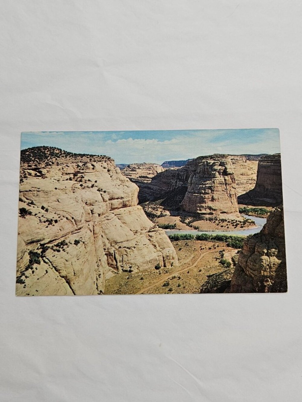 Dinosaur National Monument Echo Park and Steamboat Rock Eastern Utah Postcard